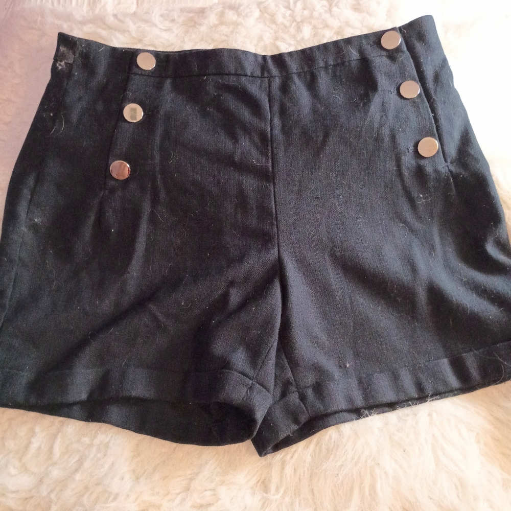 H&M Black Shorts